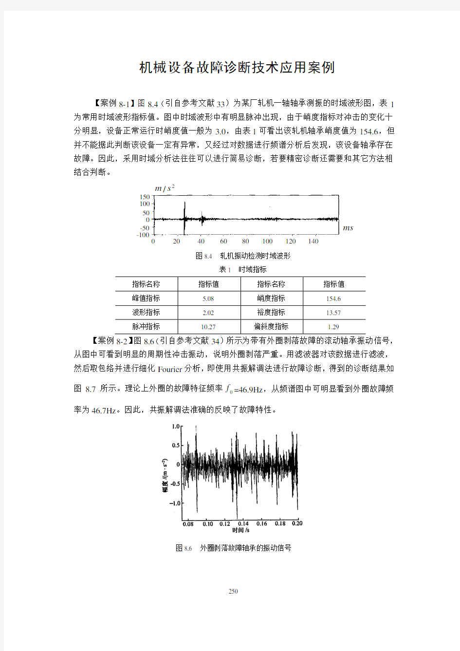 机械设备故障诊断技术应用案例