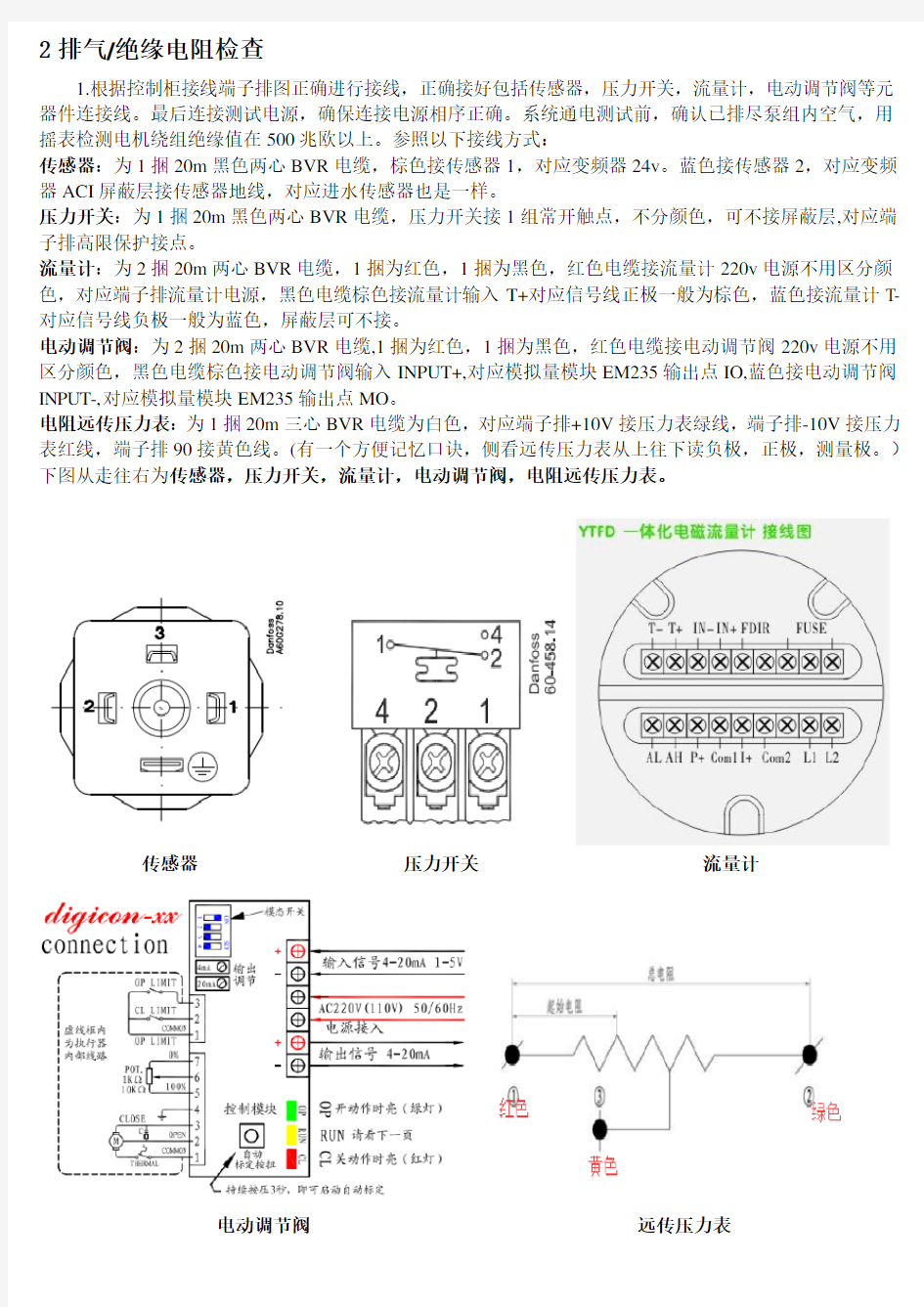 ABB变频调试流程(附带远传压力表图)回厂培训资料