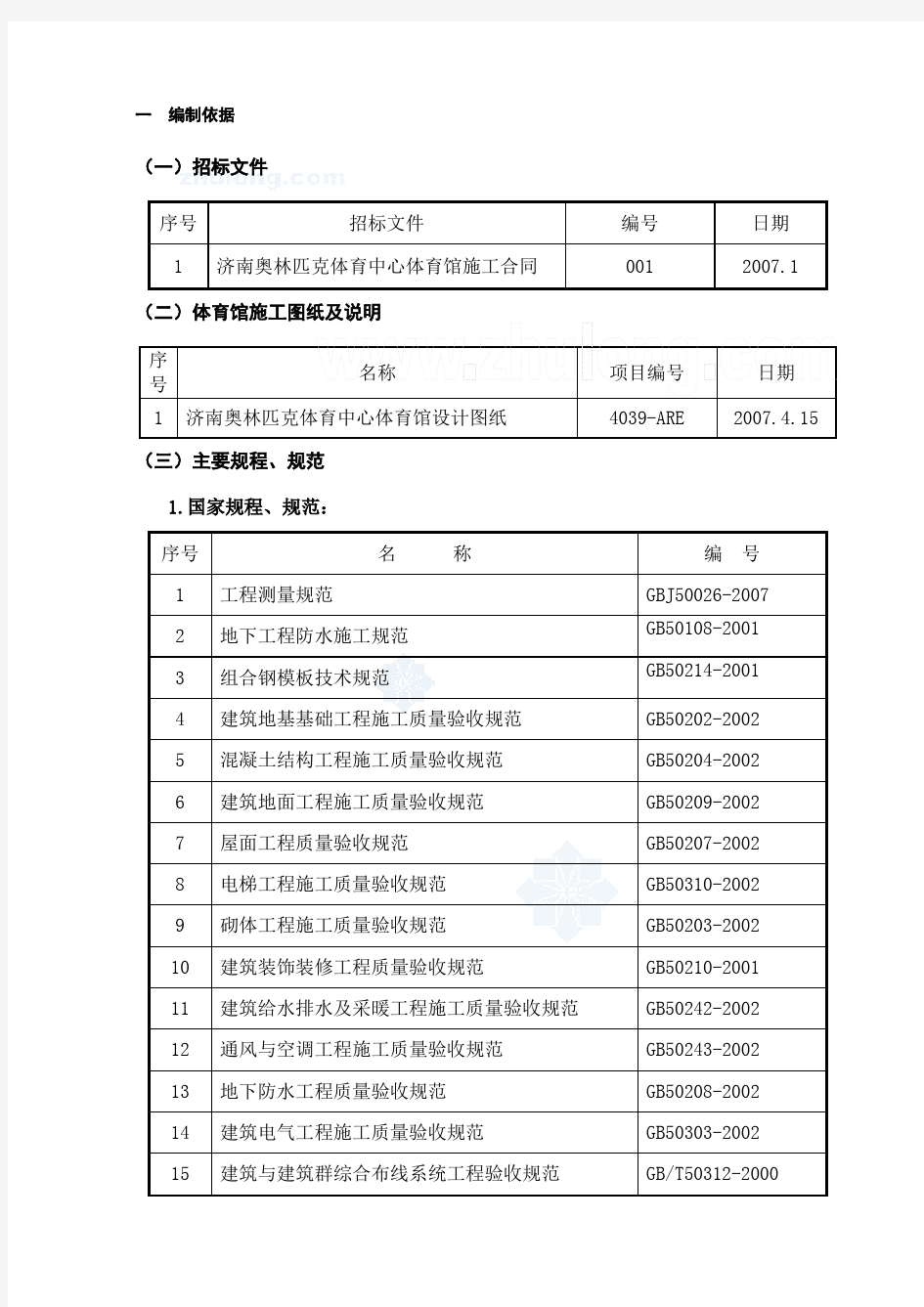 体育馆项目施工组织设计