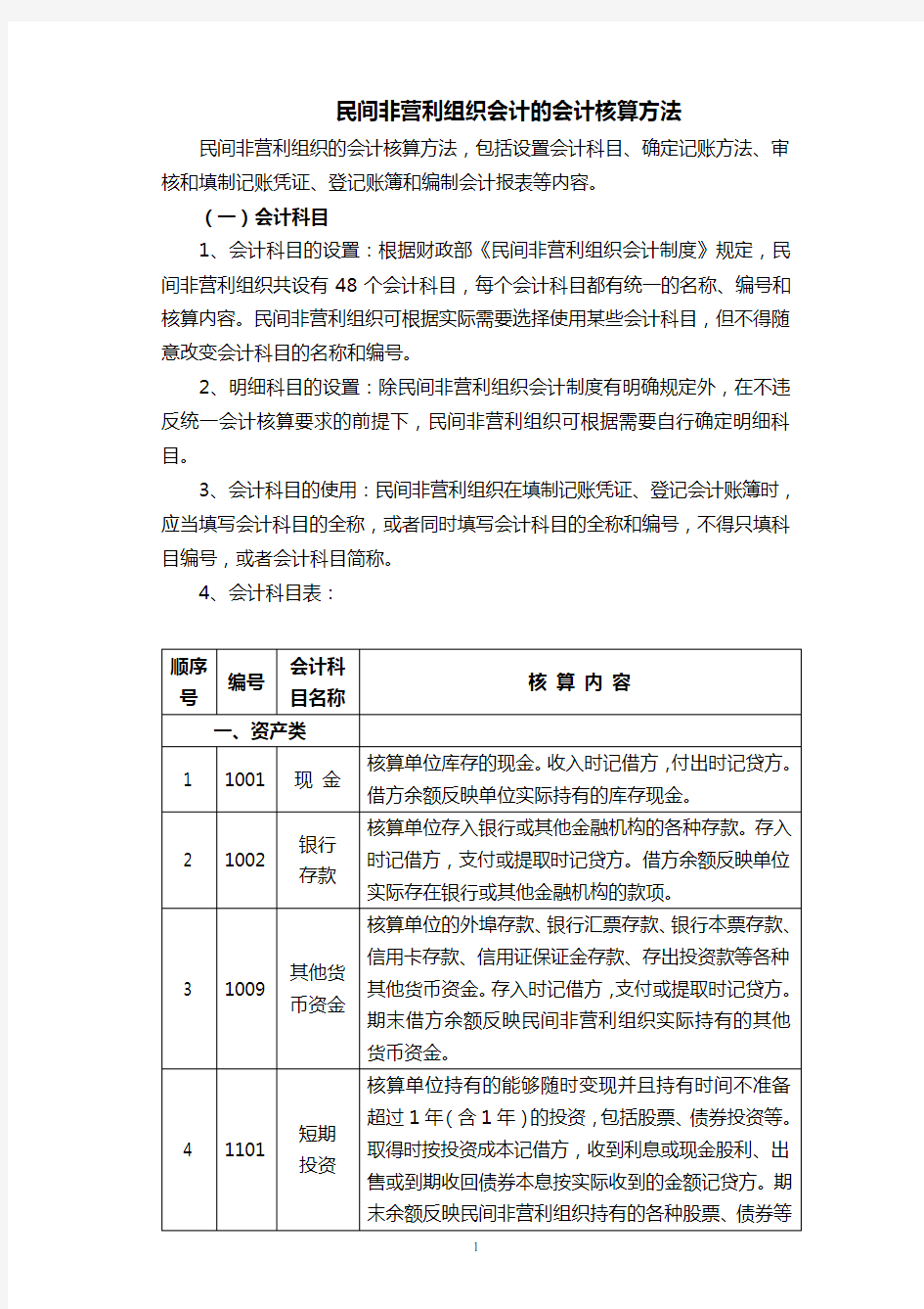 民间非营利组织会计的会计核算方法