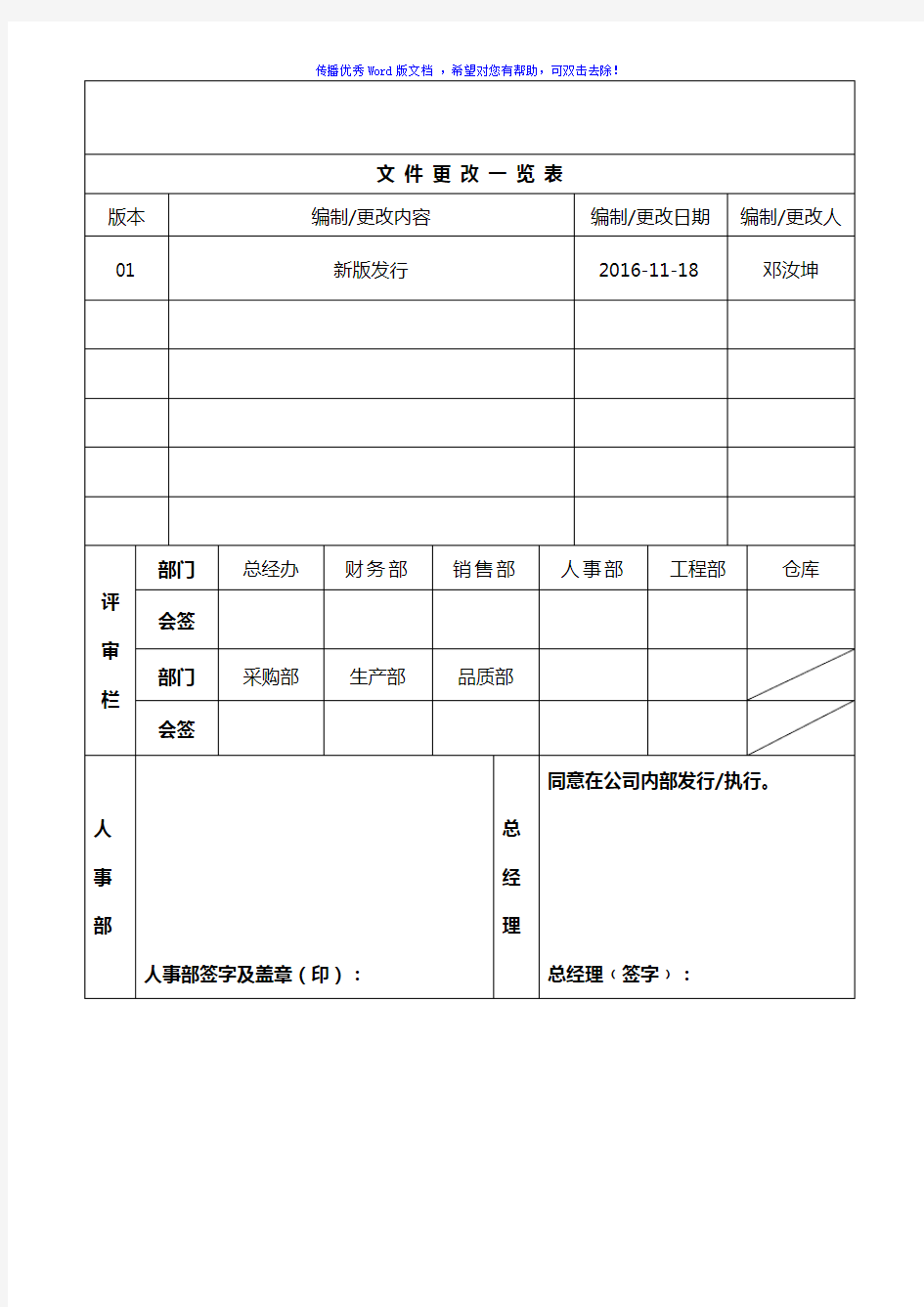 绩效考核管理程序Word版