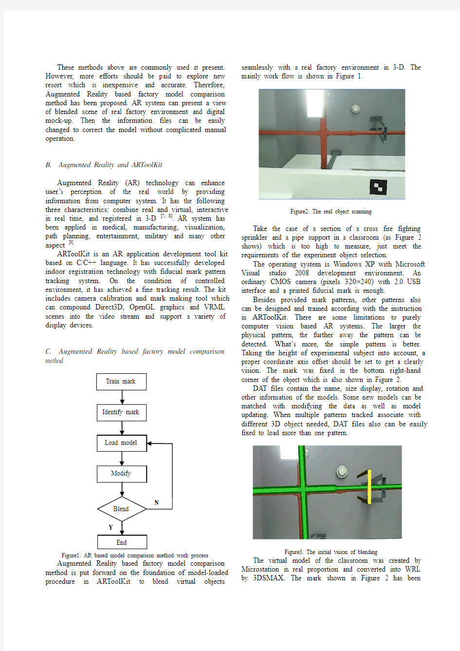 Augmented Reality based Factory Model Comparison Method