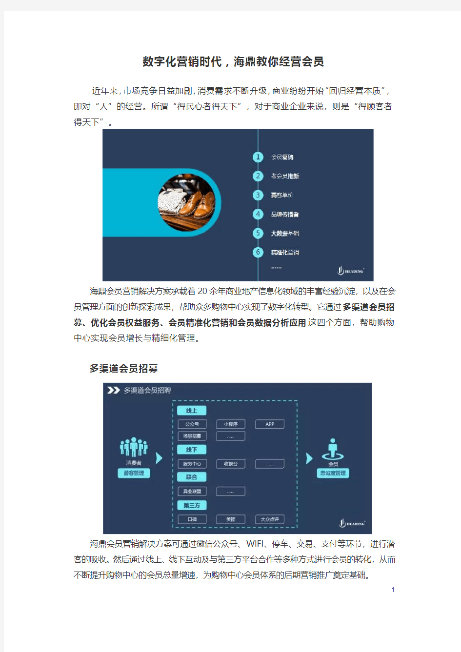 数字化营销时代 海鼎教你经营会员