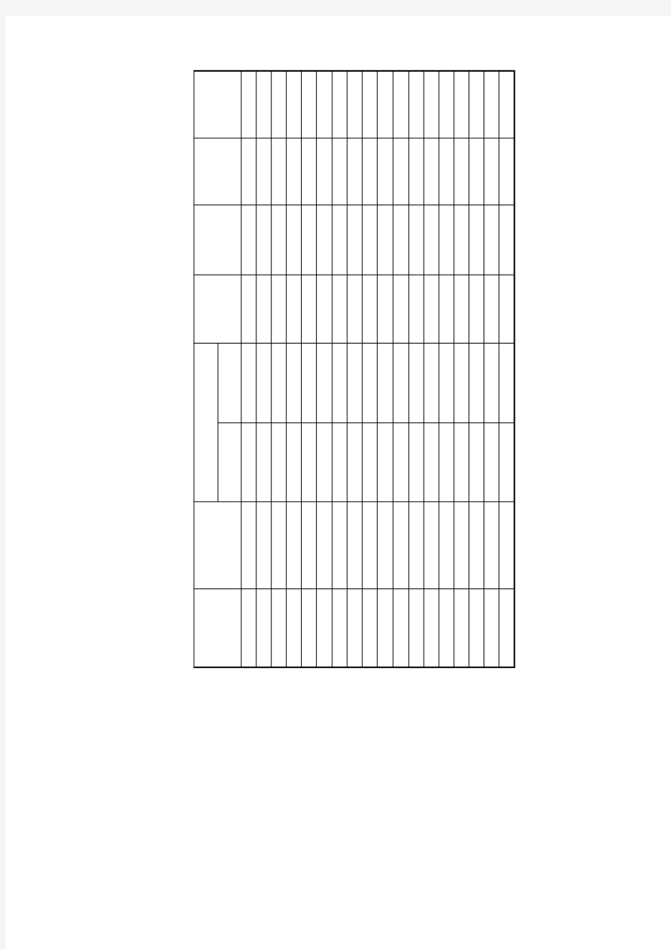 合格供应商及分包商情况汇总表