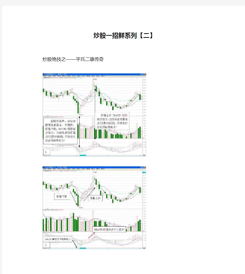 炒股一招鲜系列【二】