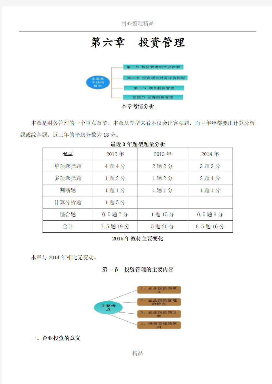 2015年中级财务管理第6章讲义_j