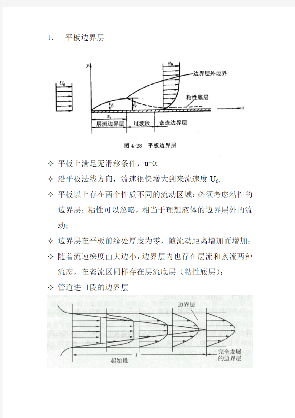 边界层 --《水力学》第四章