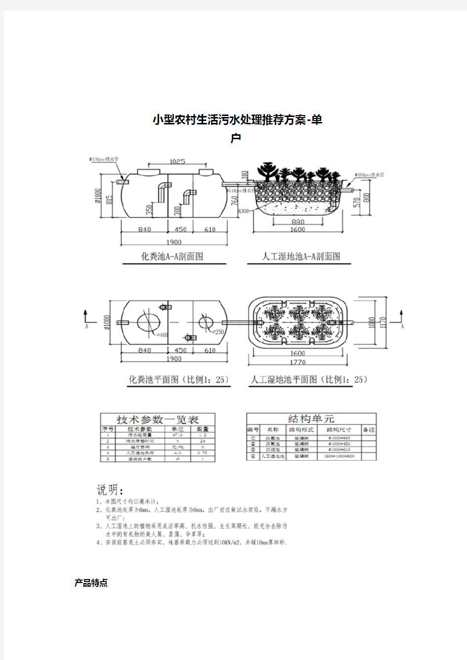 小型农村生活污水处理方案