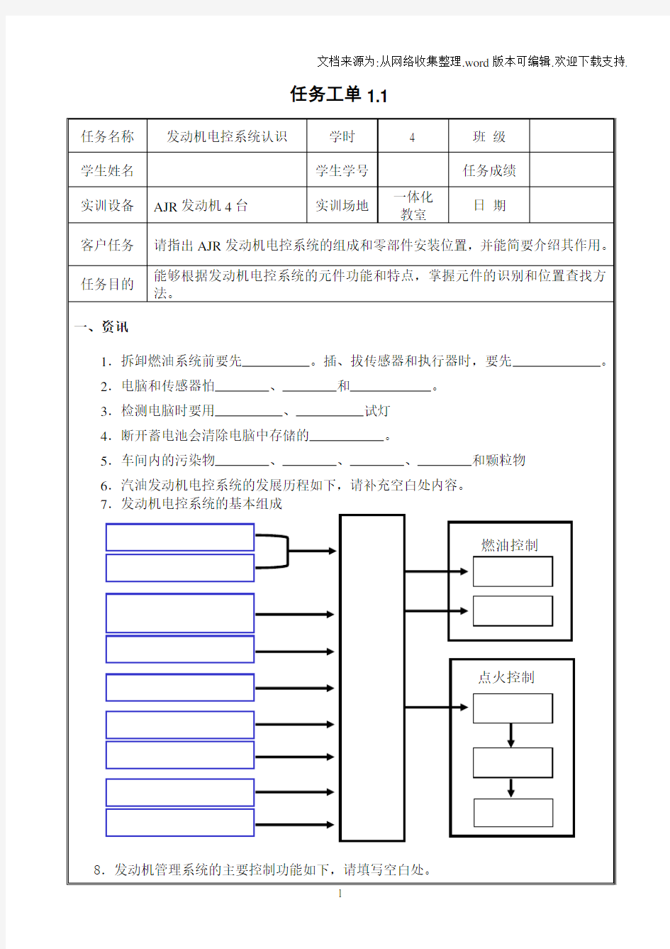 1.1任务工单