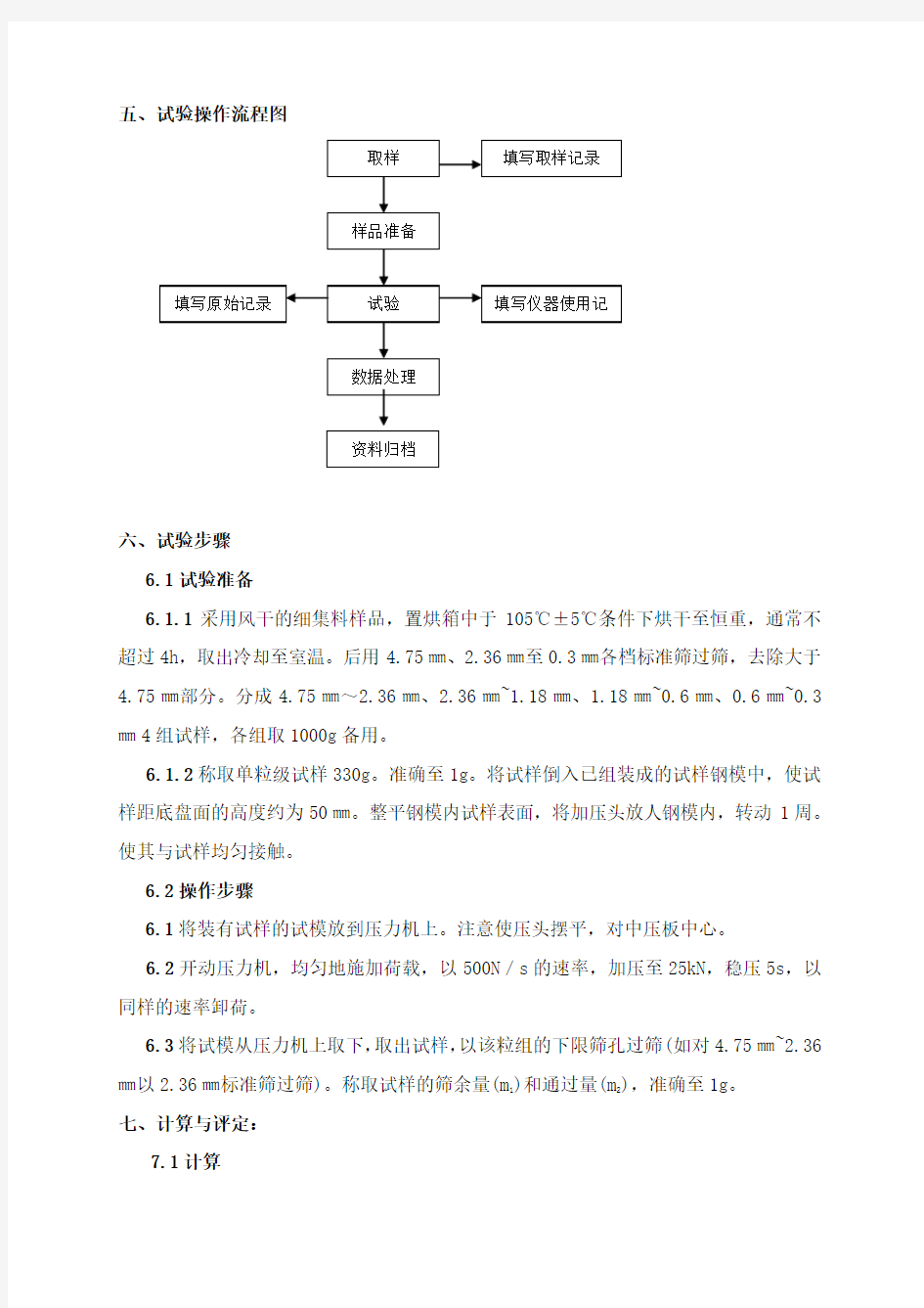 (完整word版)细集料压碎值检测细则