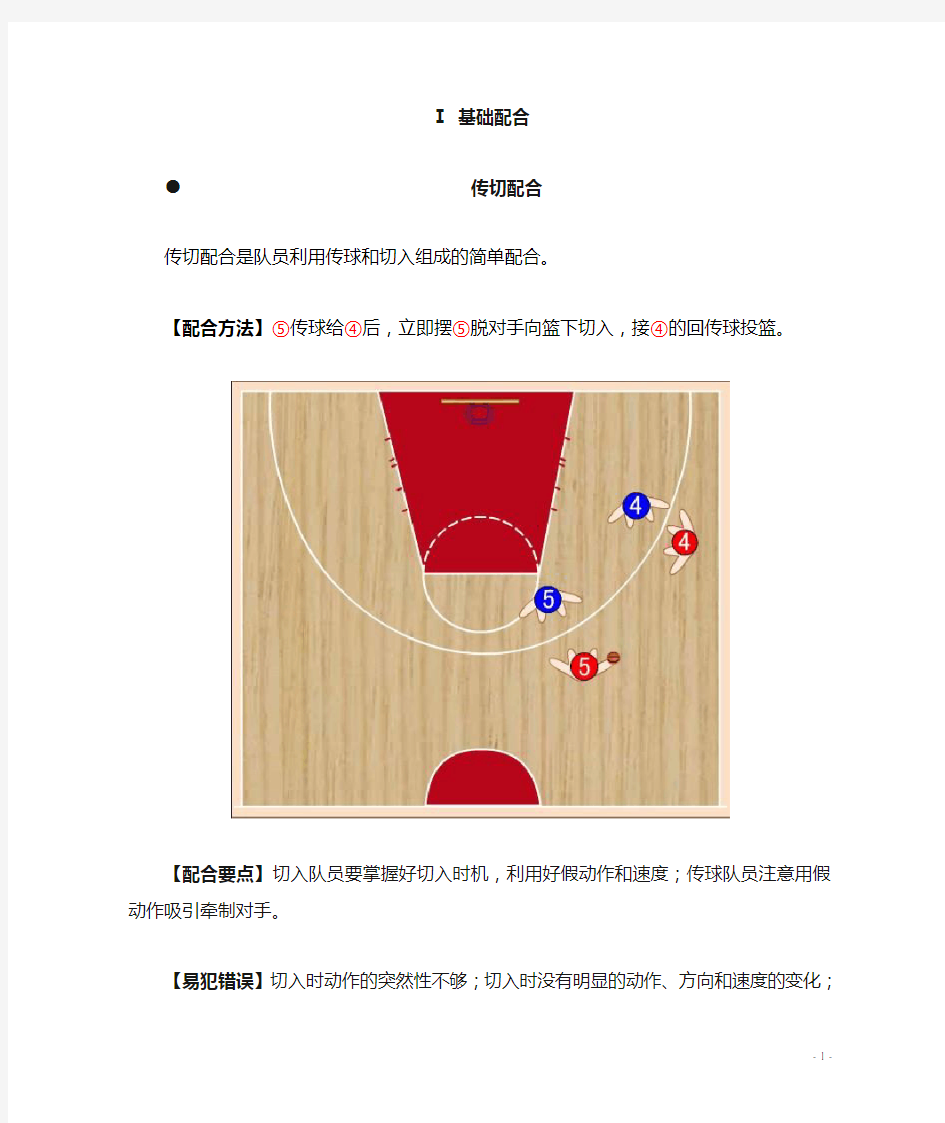 篮球进攻战术大全[1]