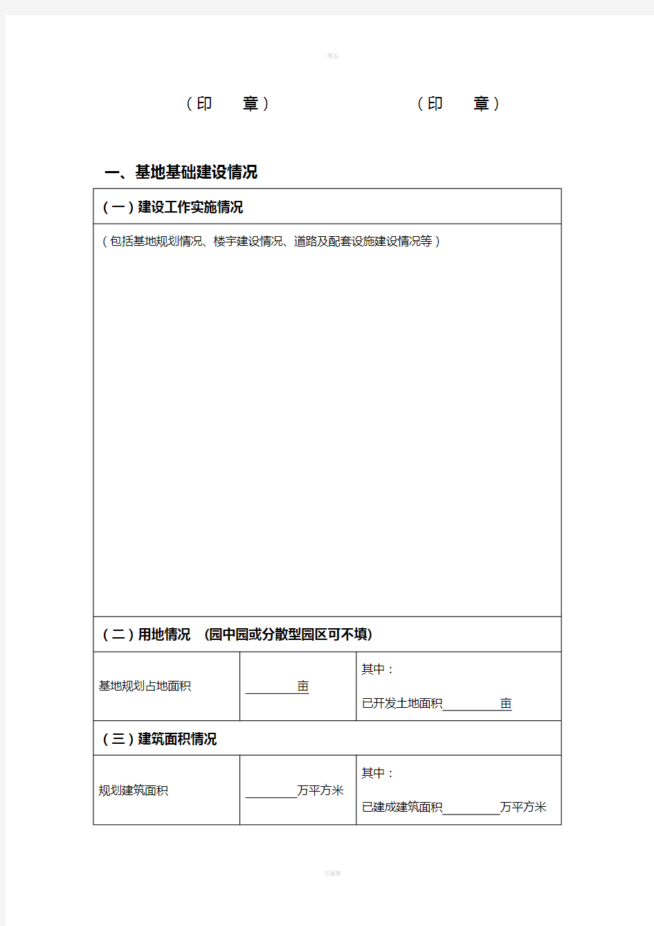河南省电子商务示范基地统计表(一)