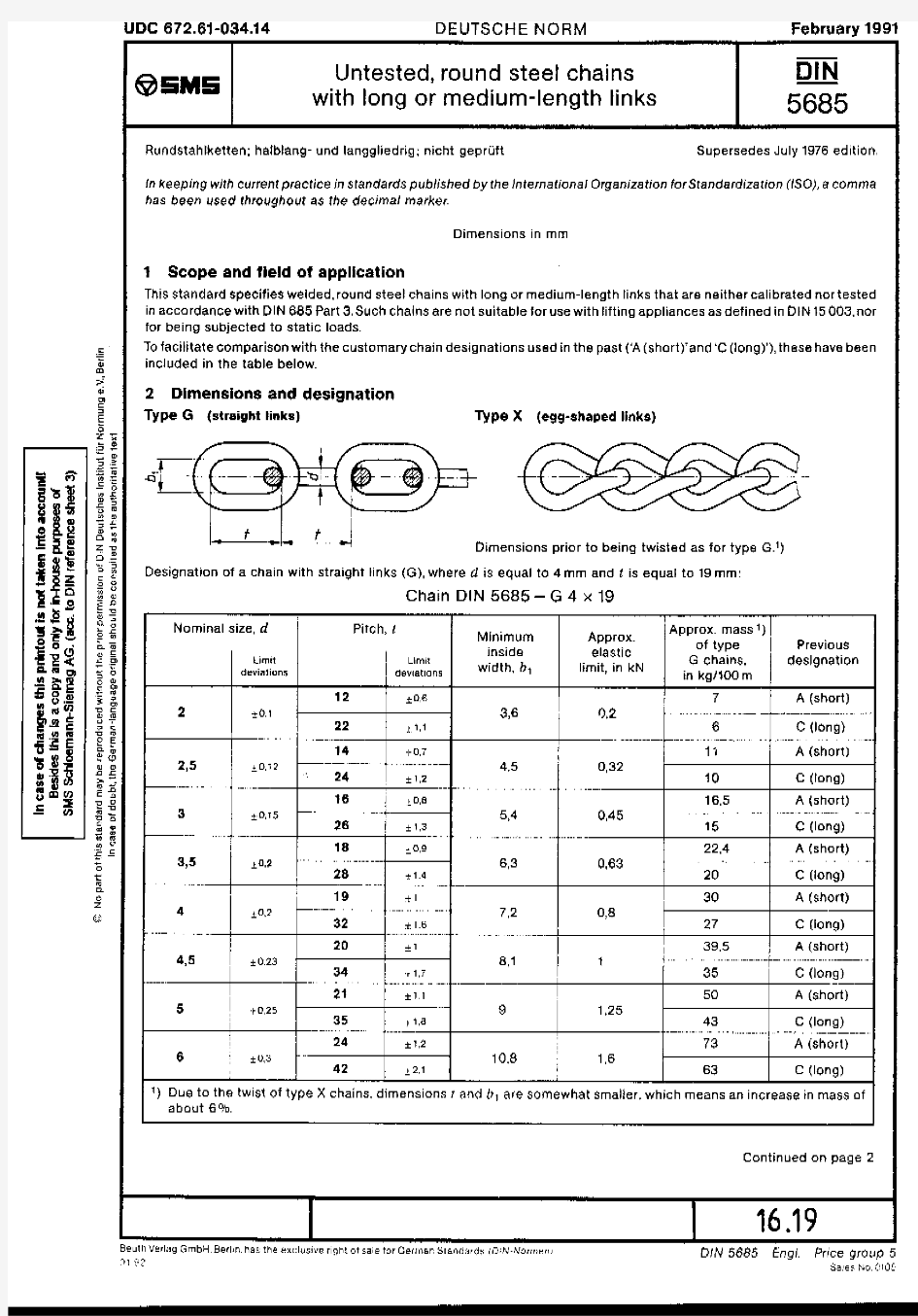 DIN_5685-1991《长或中等长度链条的未经试验的圆钢链》(英文版)