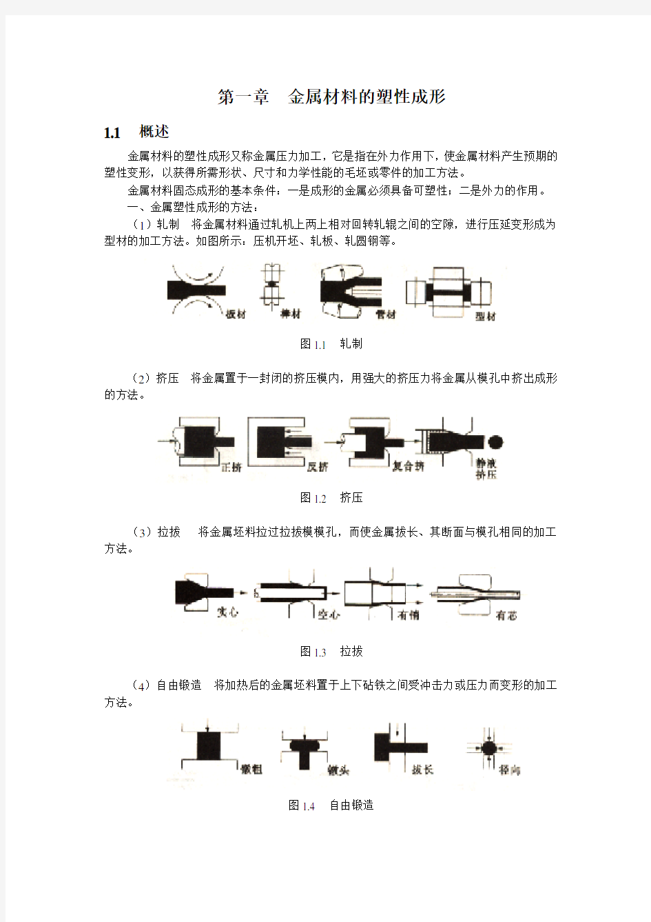 金属材料的塑性成形