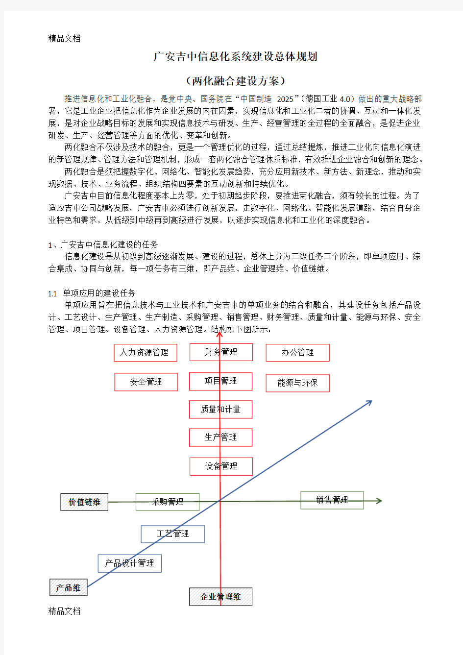 信息化系统建设总体规划教学提纲