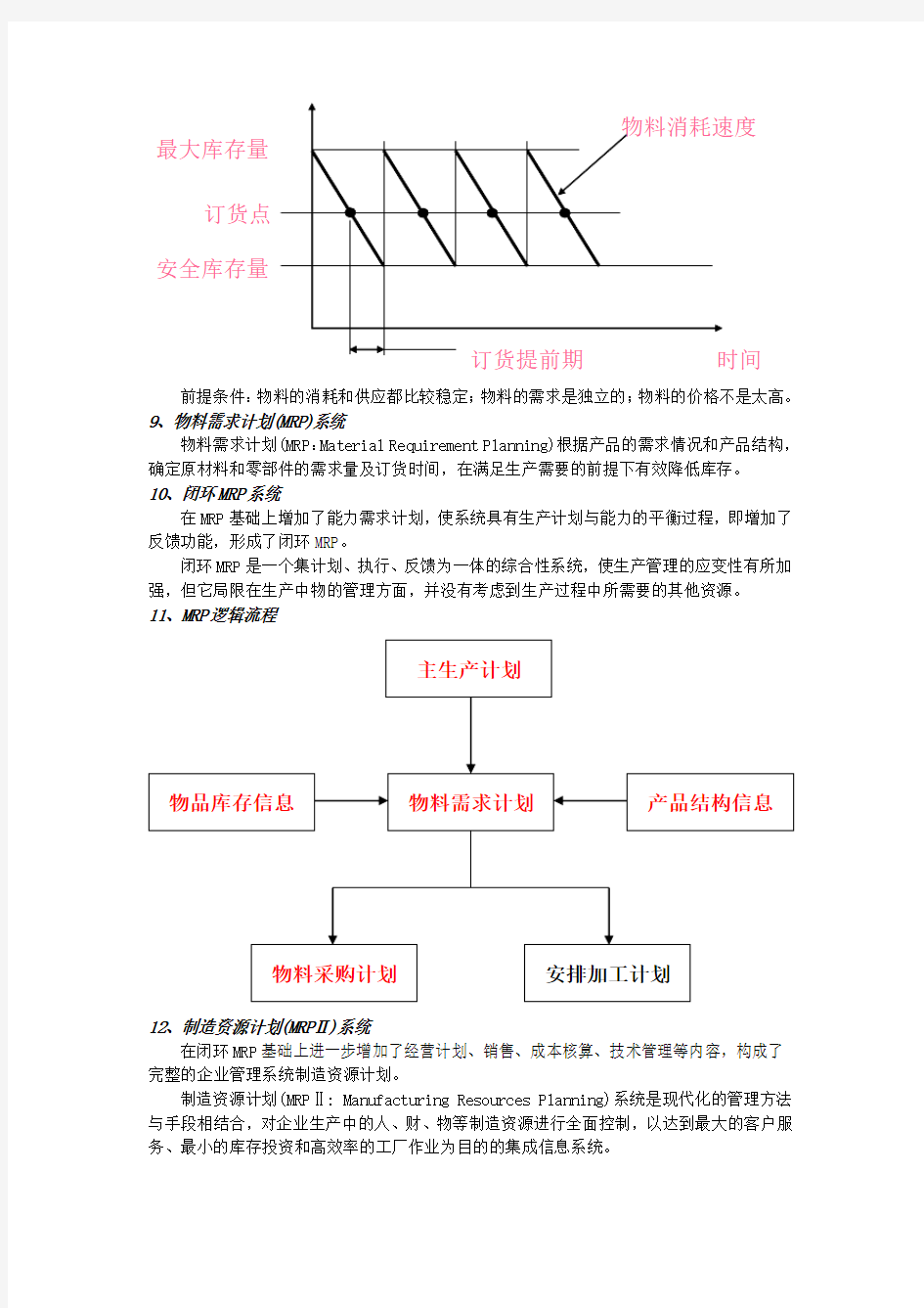 《企业资源计划(ERP)》复习题