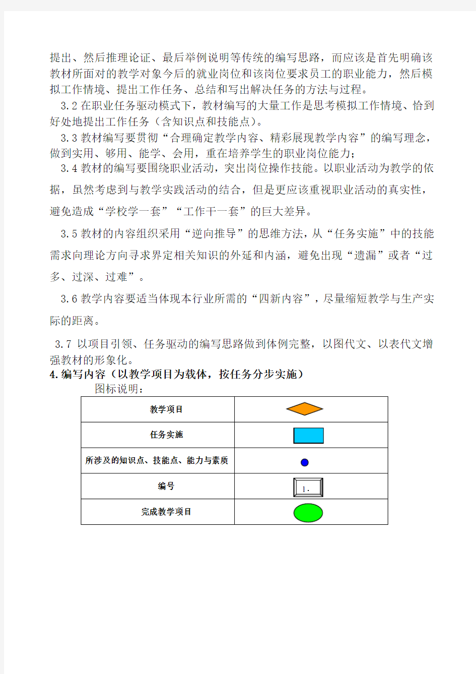 《任务驱动型课程教材编写大纲》(样例)