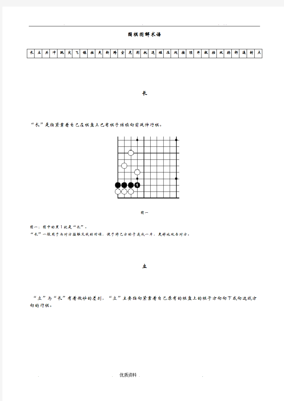 围棋图解术语