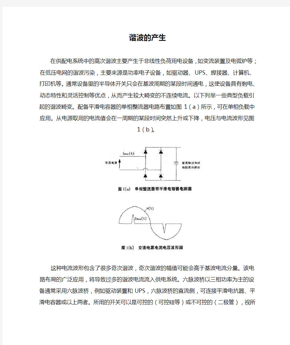 谐波的产生