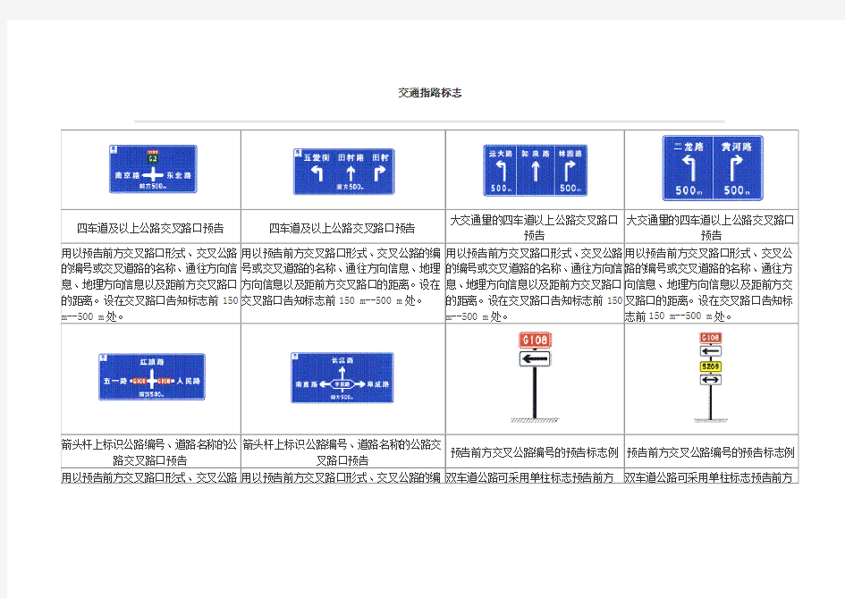 道路交通标志和标线交通指路标志gb 5768-29