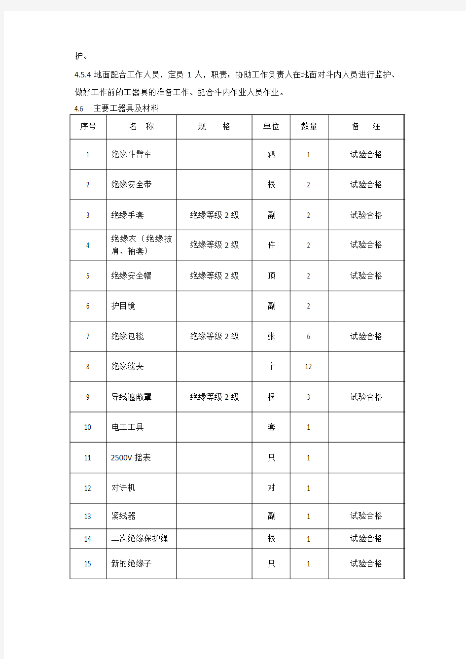 带电更换耐张绝缘子作业指导书