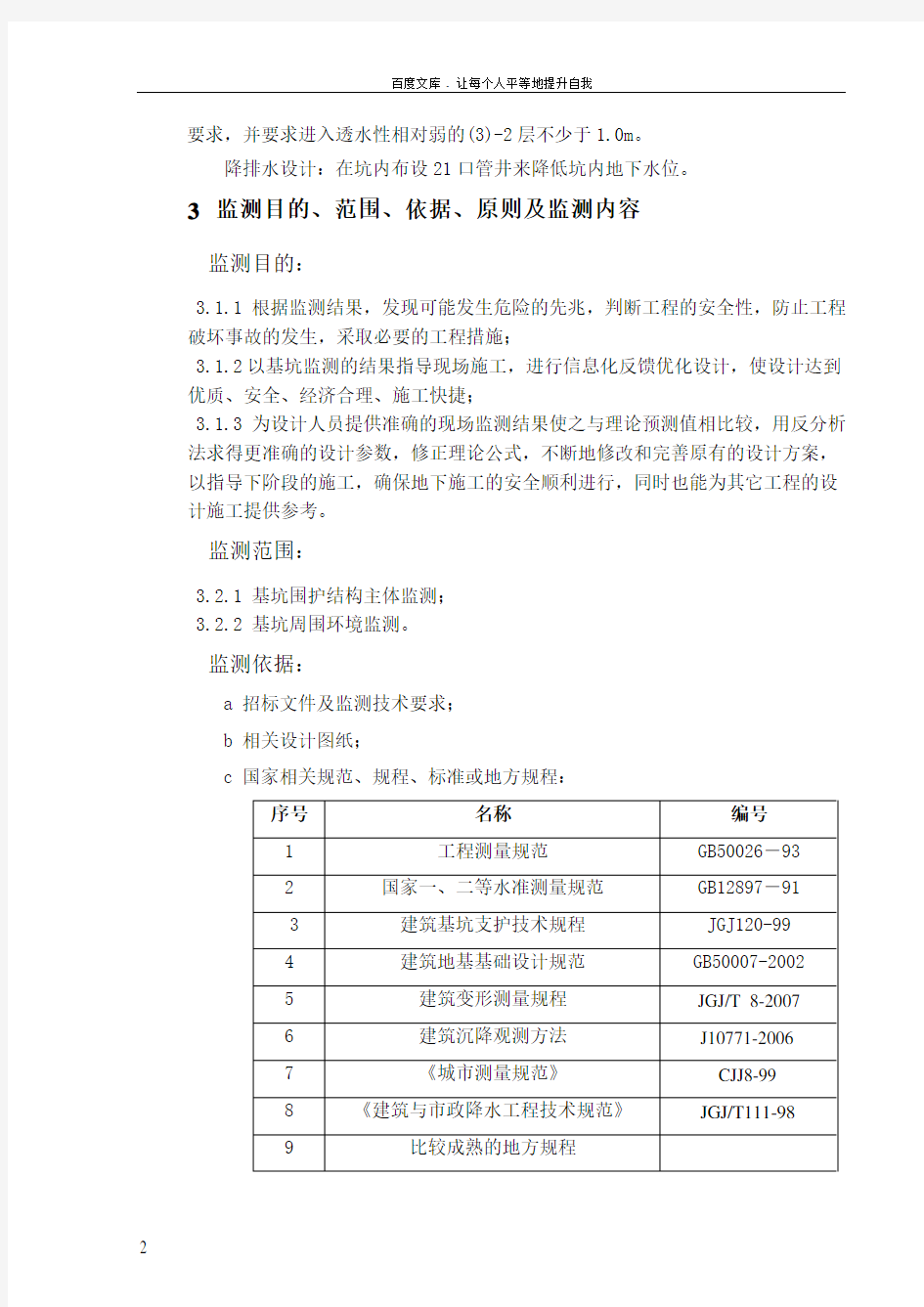 南京工业大学人才公寓基坑围护监测方案