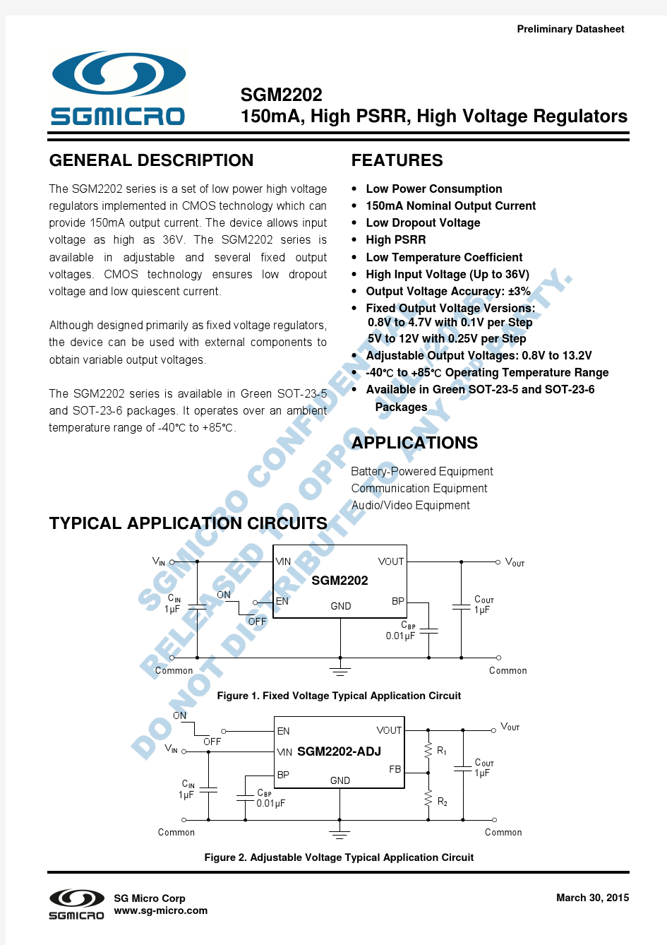 SGM2202 规格书 for Tenpao