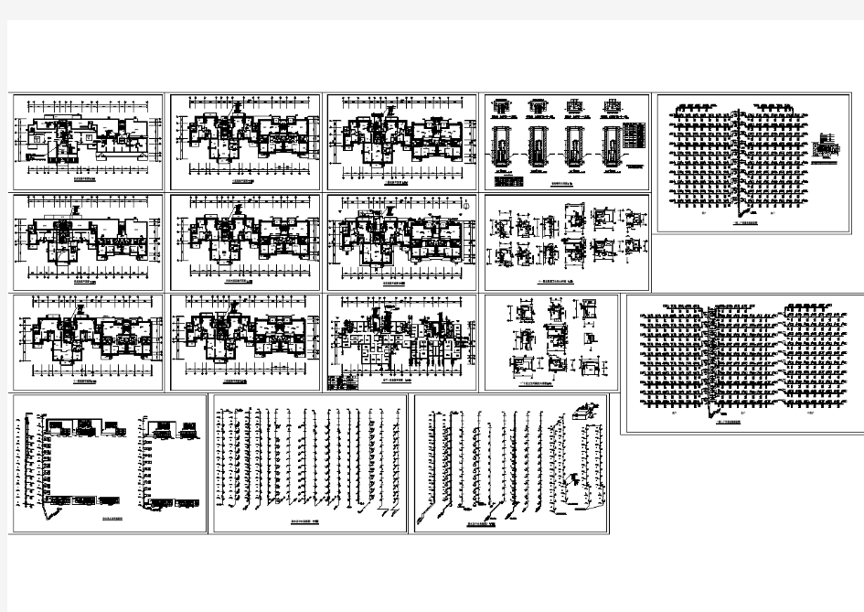 住宅楼暖通设计cad详图