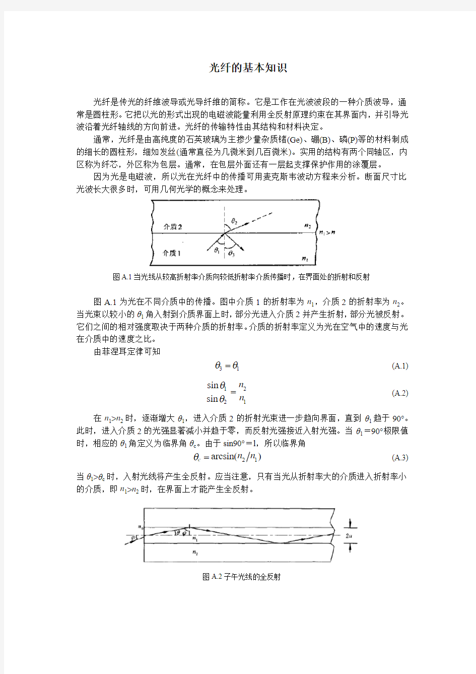 光纤的基本知识