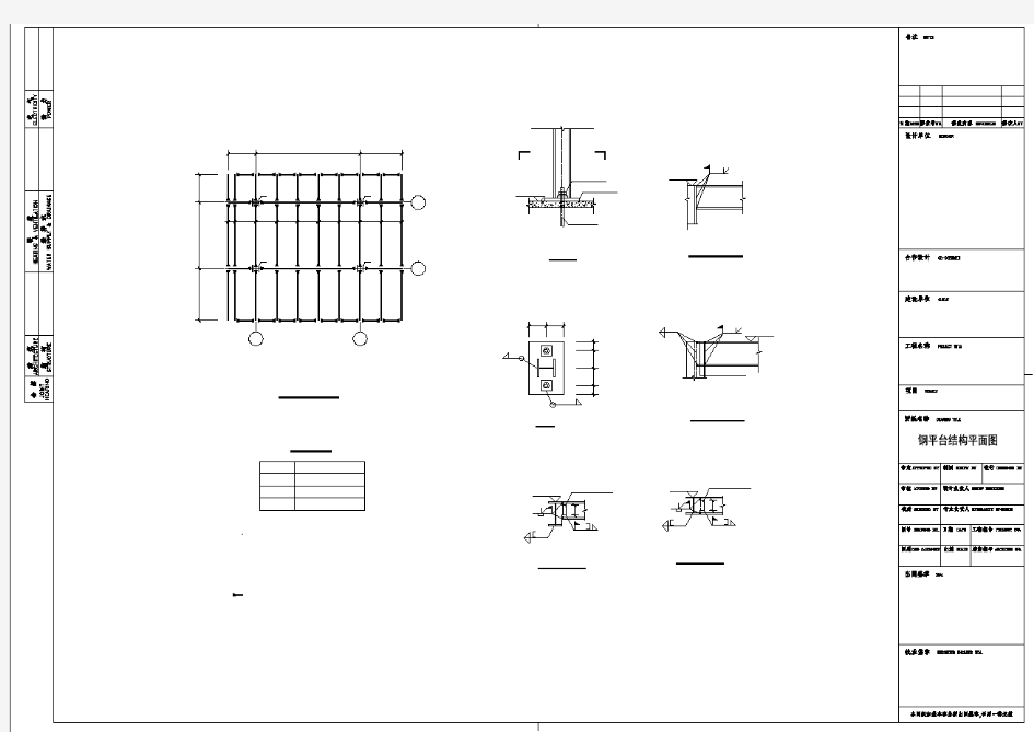 钢平台节点构造详图22