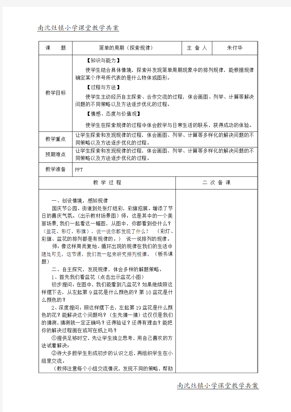 简单的周期(探索规律)