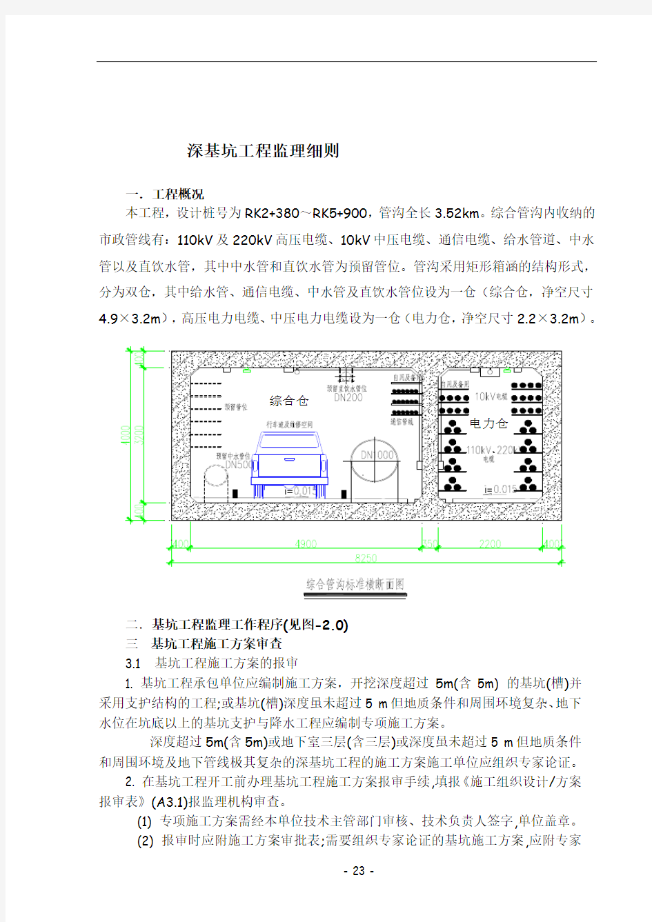 深基坑工程监理细则