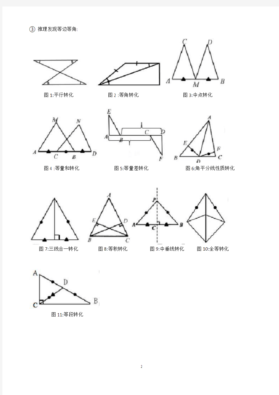 (完整word版)全等三角形证明方法
