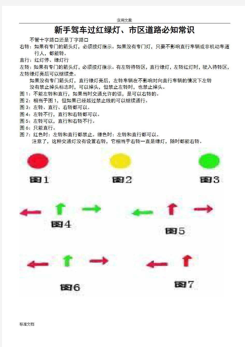 新手驾车过红绿灯、市区道路必知常识(规避电子眼罚款技巧)