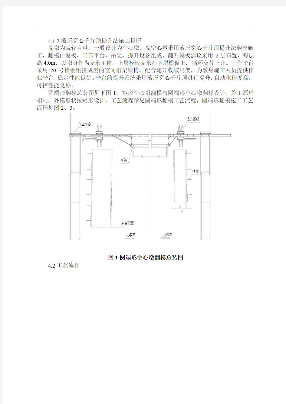 高墩翻模施工作业指导书