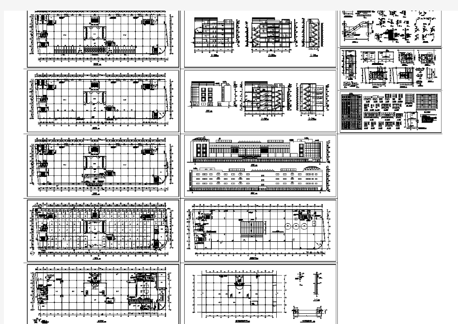 地下一层地上四层商场建筑设计图