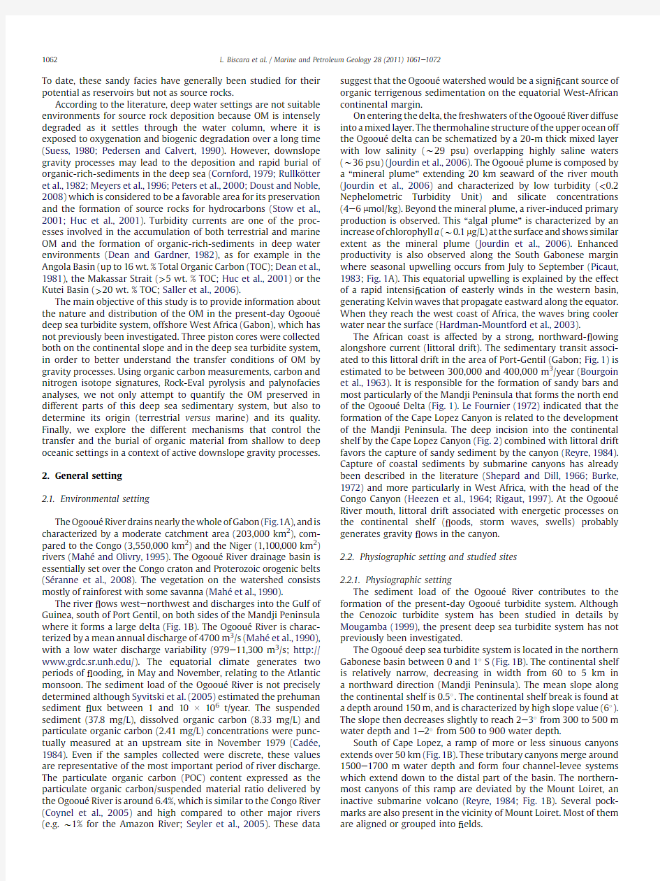 Transport-of-terrestrial-organic-matter-in-the-Ogoou-deep-sea-turbidite-system-Gabon-_2011