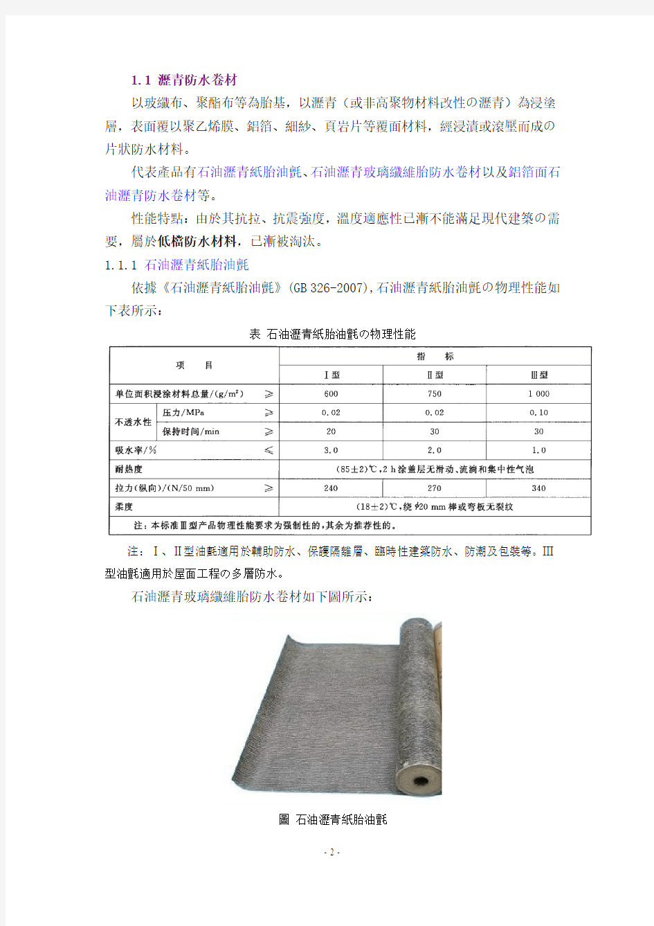 建筑防水材料最新最全分类详解