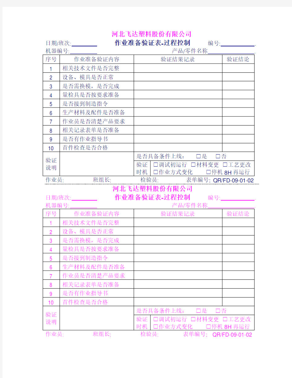 生产作业日报表汇总(10个doc)9