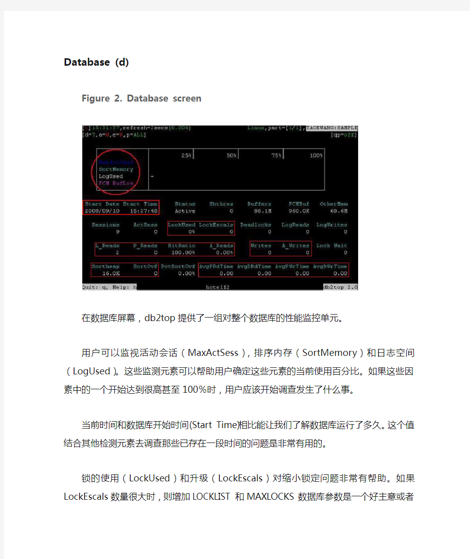 db2top工具详解(翻译)