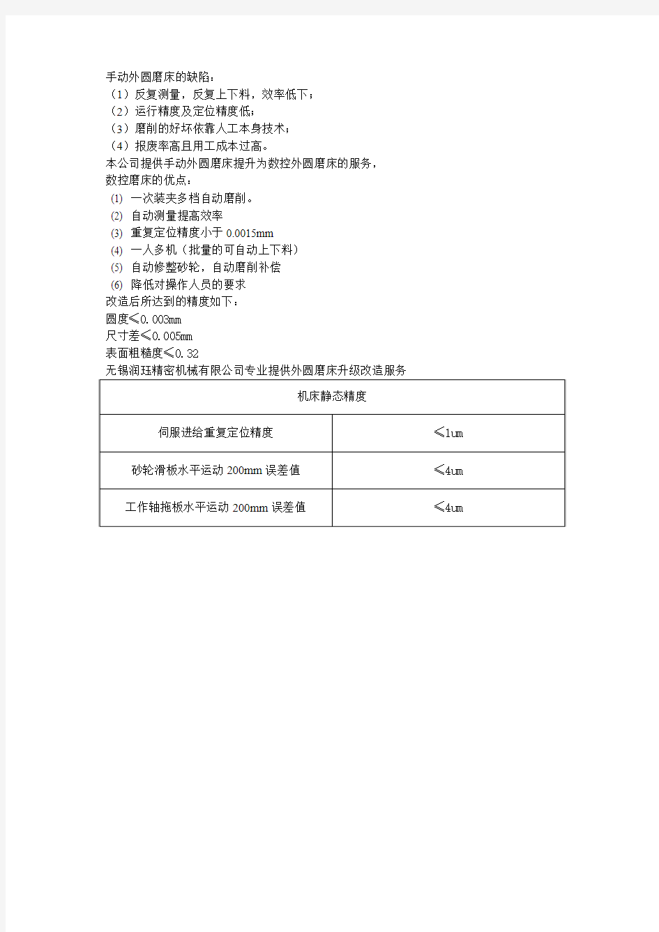 外圆磨床改造