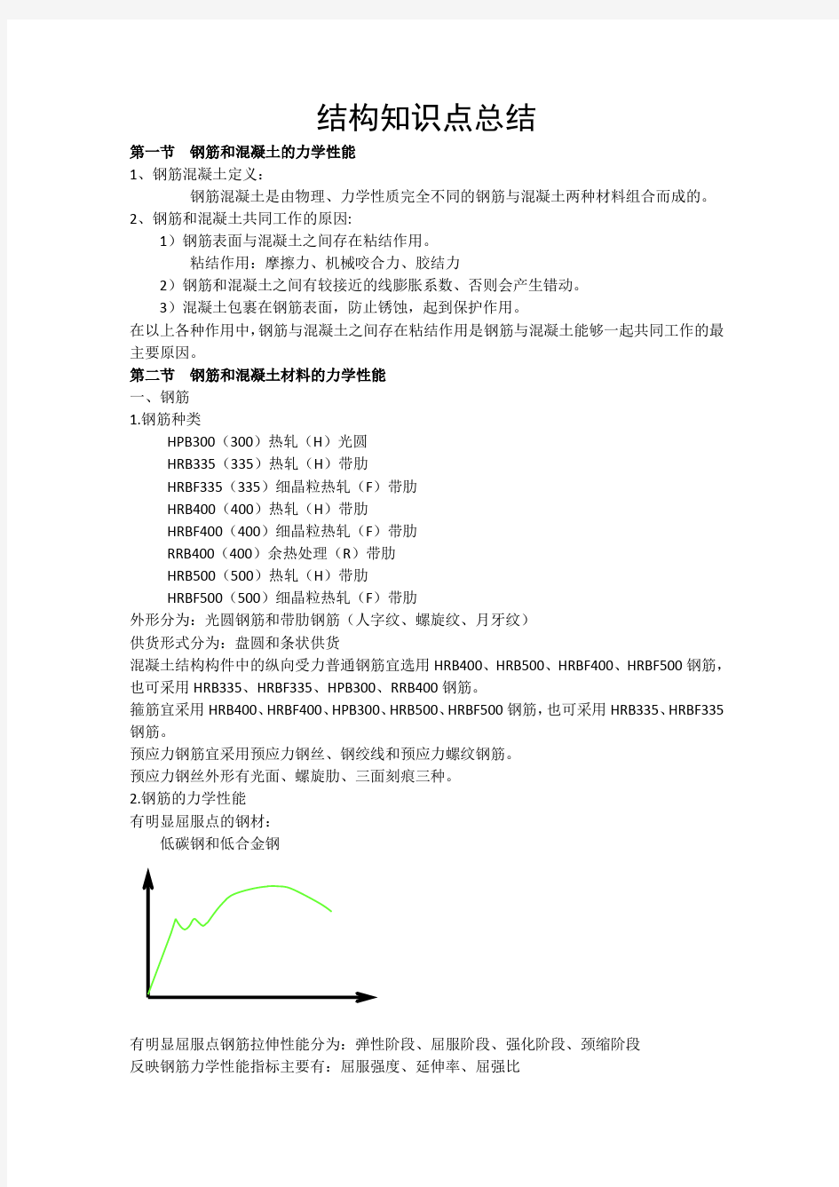 结构知识点汇总