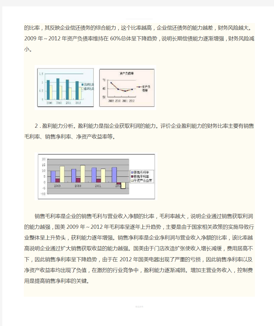 国美电器的内部分析