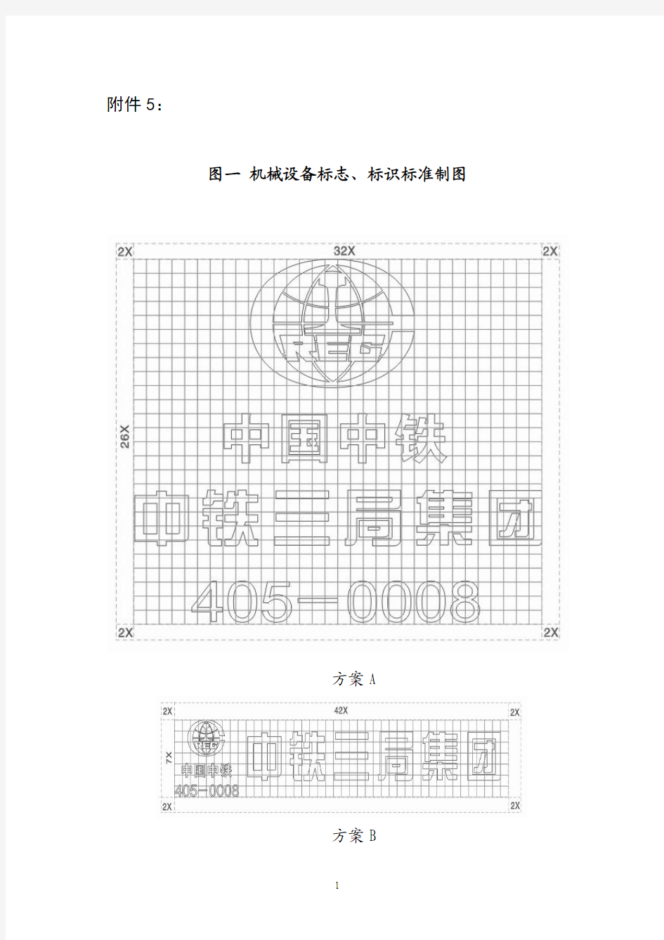 机械设备标志、标识标准及