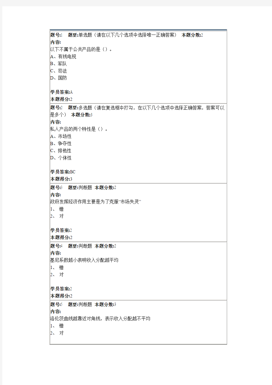 南大网院宏观经济学第一次作业答案