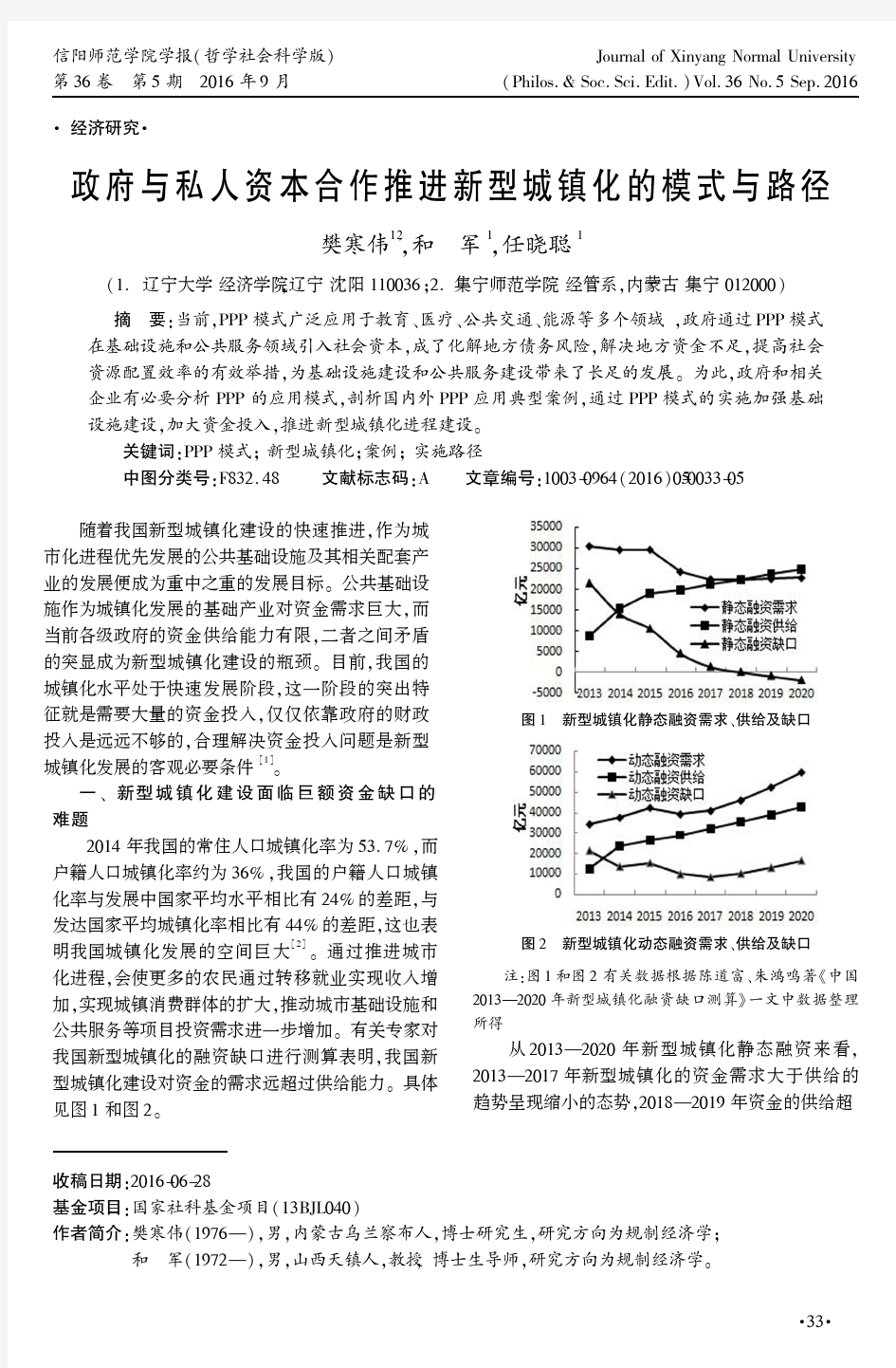 政府与私人资本合作推进新型城镇化的模式与路径