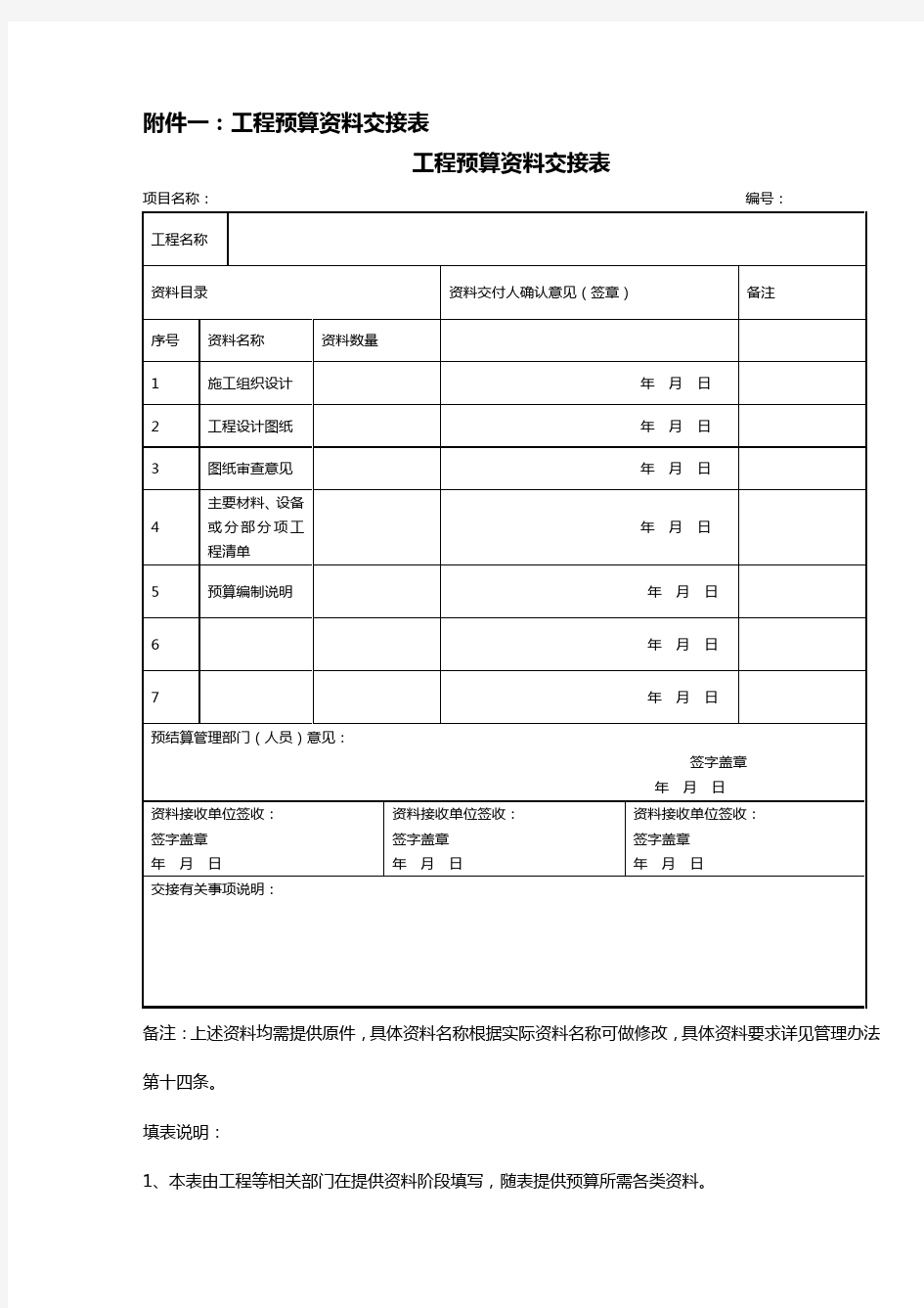 工程预结算工作流程图及工作表单定稿