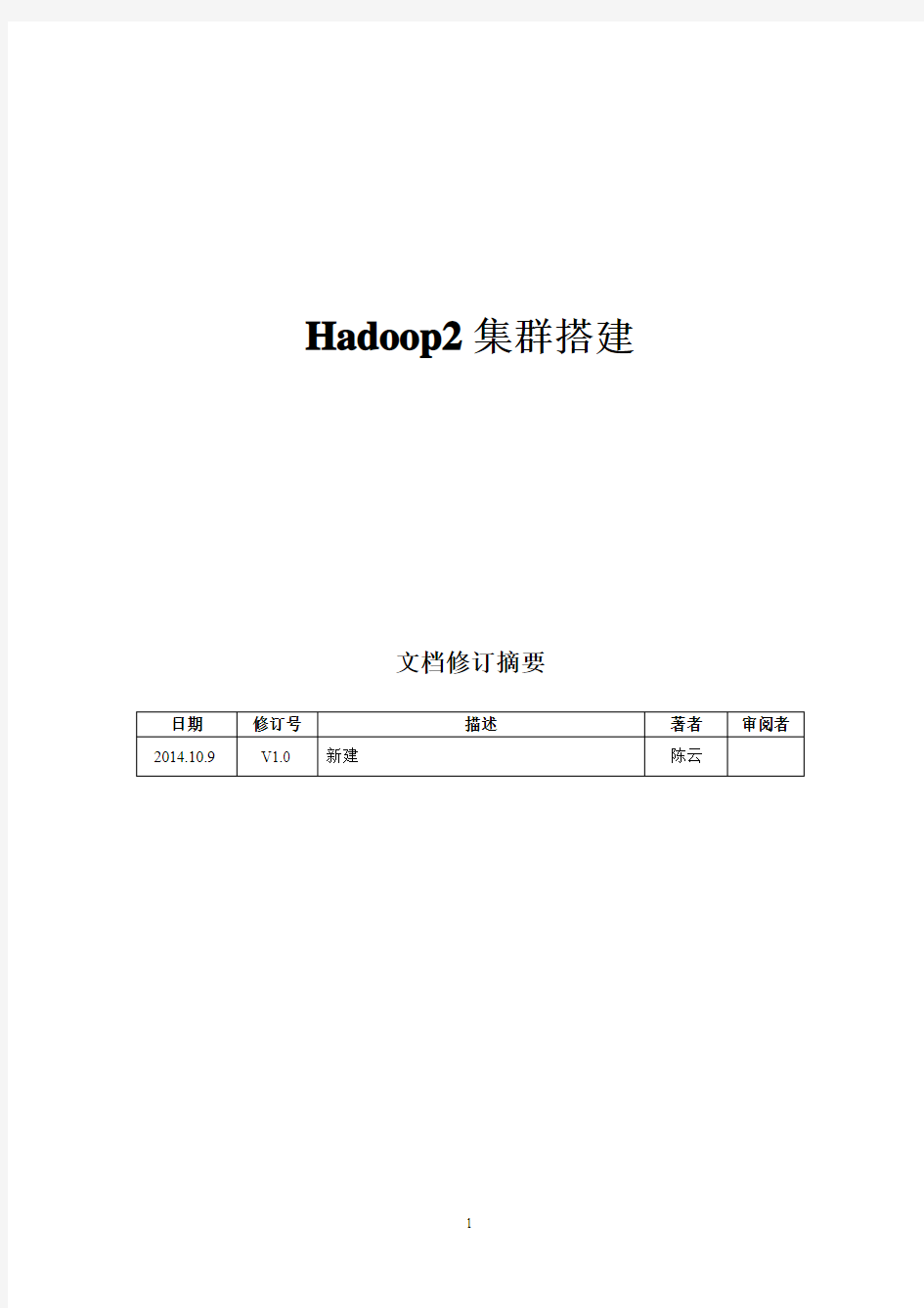 Hadoop2集群搭建2