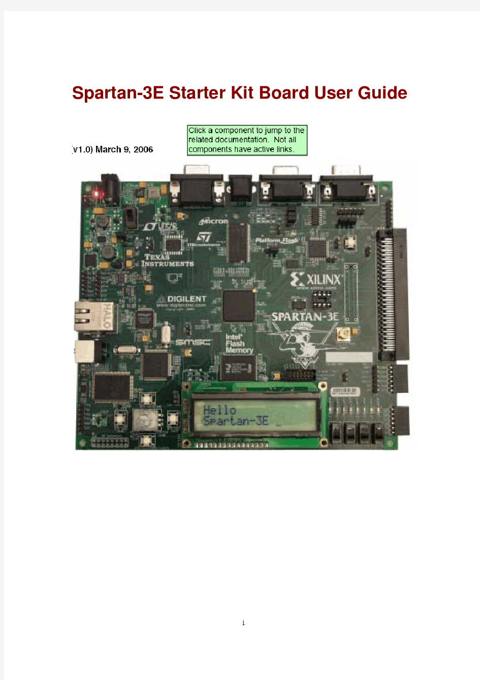 Spartan-3E中文用户指南