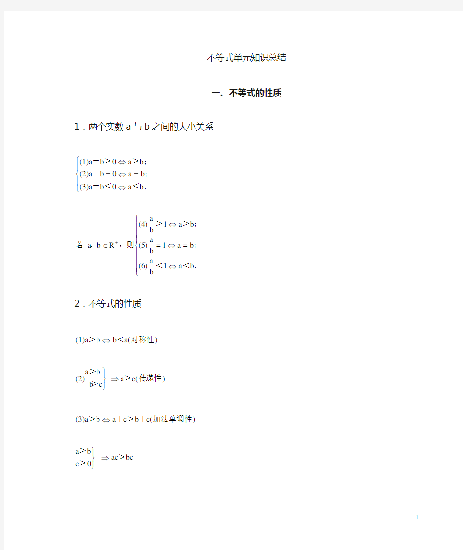 高二数学上册各章节知识点总结(大纲版)